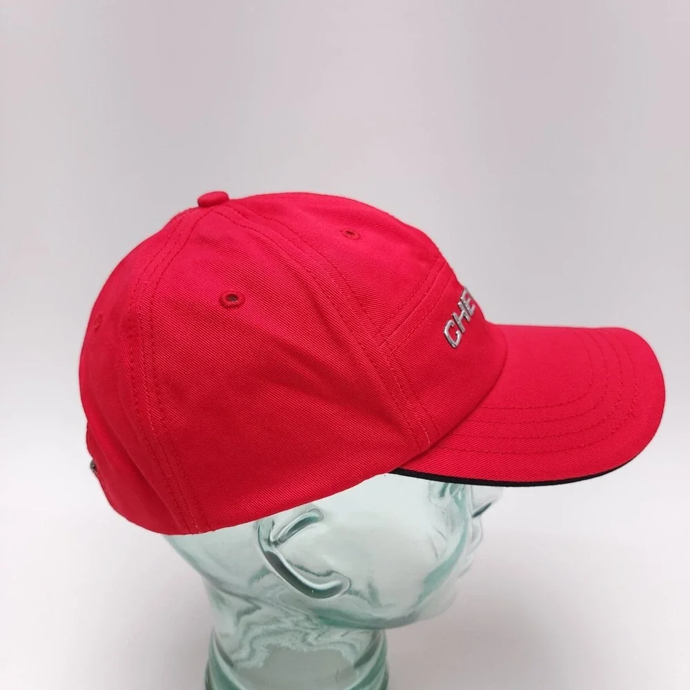 Chevrolet Hat Strapback Ralph White Baseball Cap Hot‎ Rod Muscle Car